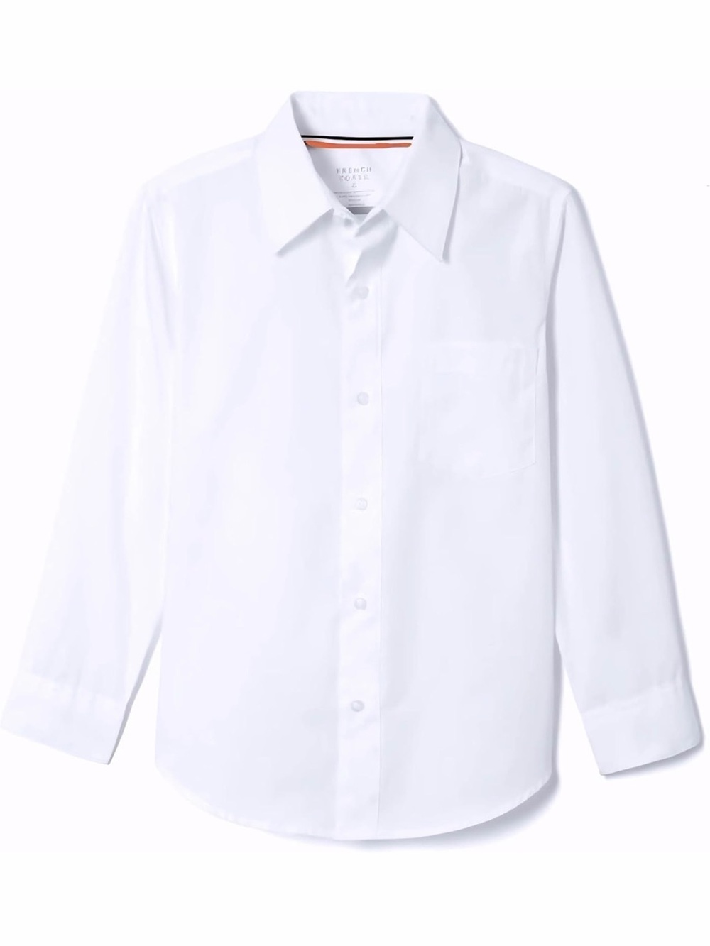 Boy’s Wrinkle No More White Button-Down Dress Shirt